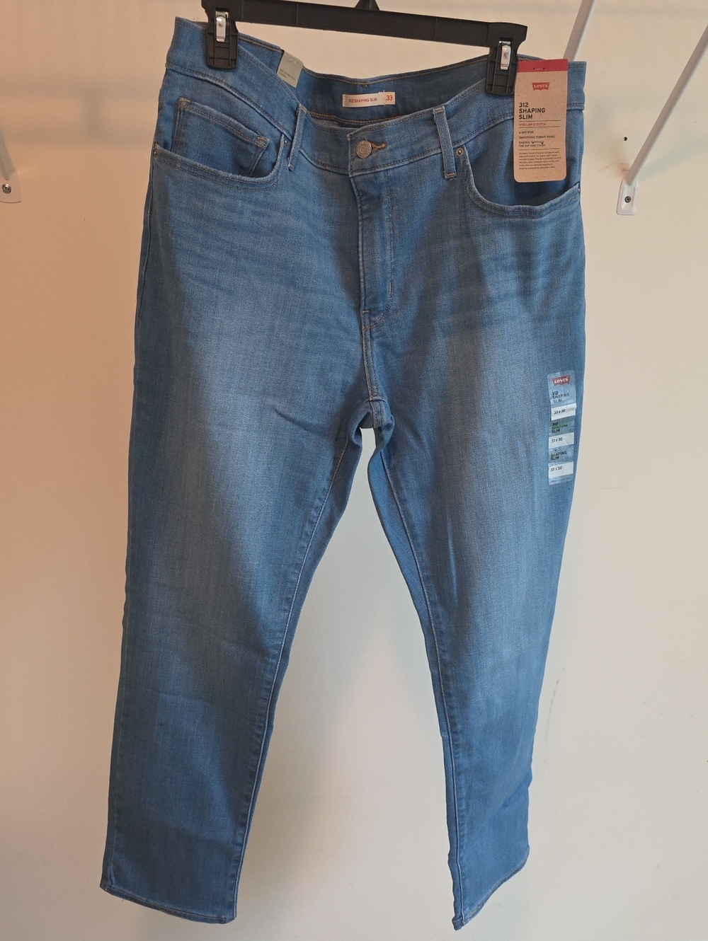 Levi's Women's Light Blue Slim Straight Jeans